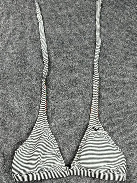 Roxy Reversible Triangle Bikini Top No Size Tag Check Measurements Fits L/XL