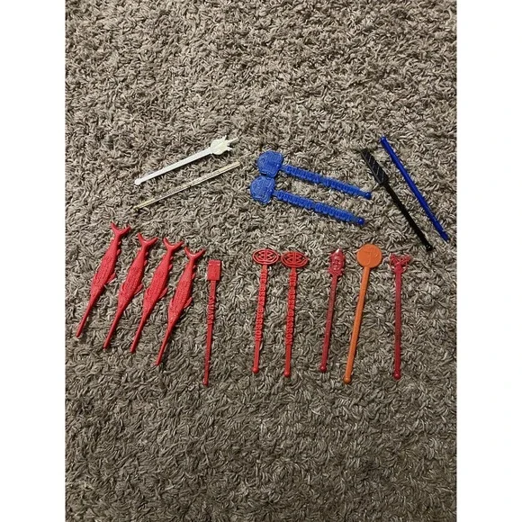 Mixed Lot Of 16 Vintage Swizzle Sticks Stirrers‎ Vegas Cruise Ship Restaurants +