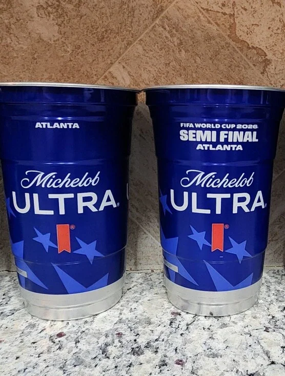 Five FIFA World Cup Michelob Ultra Cups