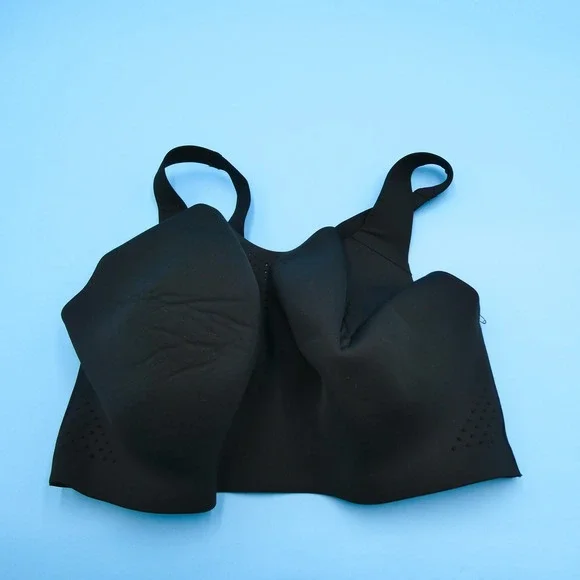 Victoria's Secret Bra Womens 38DDD Incredible Black Wireless‎ Laser Cut Nylon