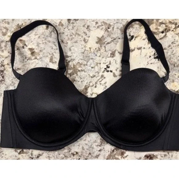 Soma Vanishing Strapless Bra Black Multi-way Underwire‎ 40DD