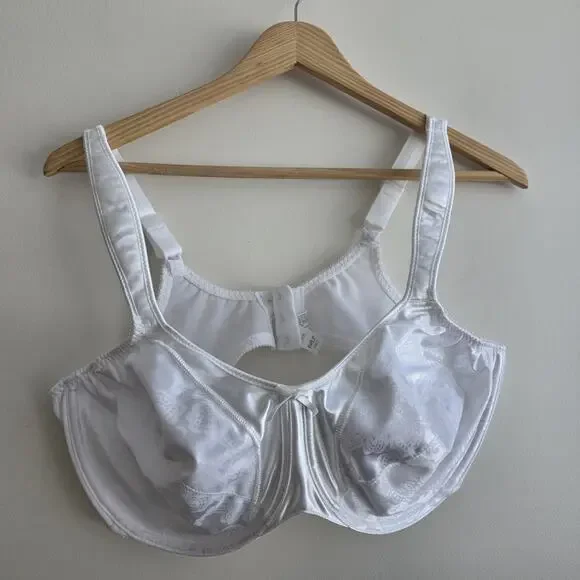 BALI 42C Women's Minimizer Bra Satin Tracings UW Unlined Full Cup Bra‎ 3562