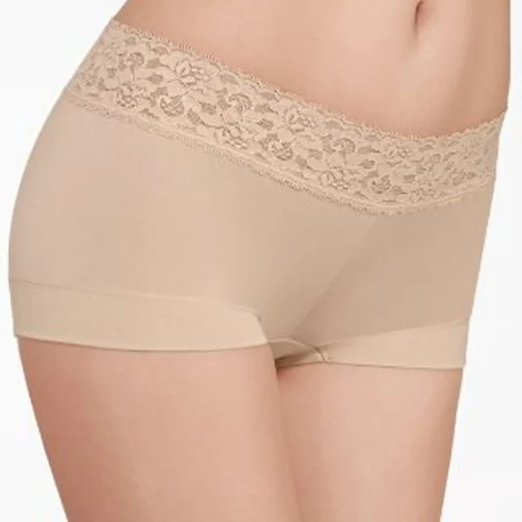 Maidenform Dream Lace Trimmed Nude Boyshort Size 2X