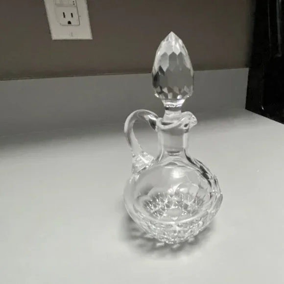 Vintage Waterford Irish Clear Crystal Innisfree Stopper Spout Decanter 6,5
