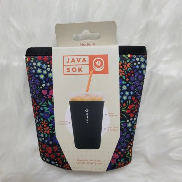 Java Sok Floral Drink Sleeve