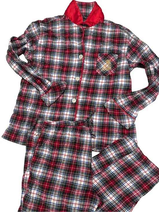 Lauren Ralph Lauren Plaid Pajamas Large