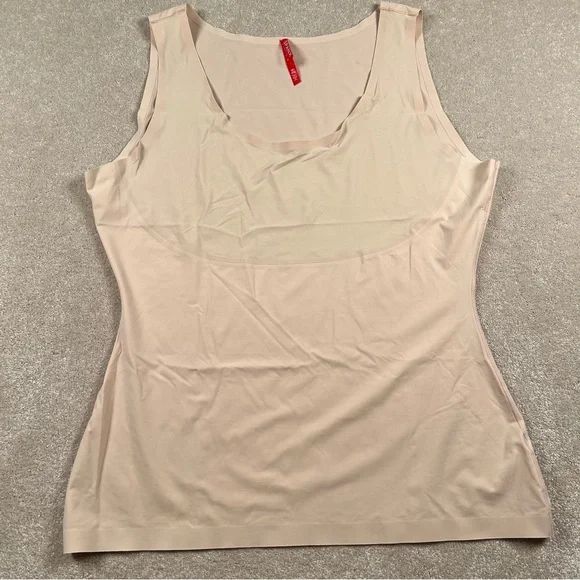 Spanx Tank Top Shapewear‎ Thinstinx Beige Breathable Lightweight women's 1X