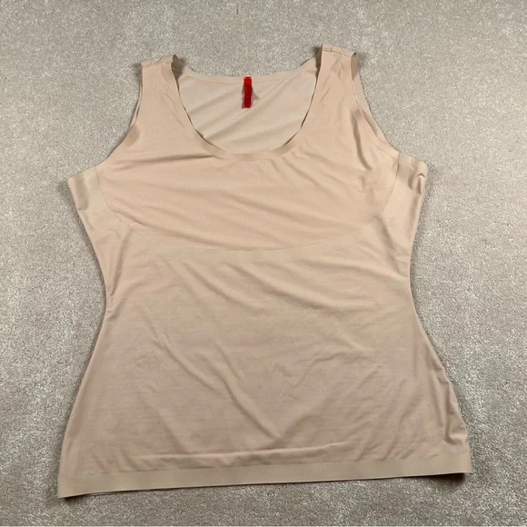 Spanx Tank Top Shapewear Thinstinx Beige‎ Breathable Lightweight women's 1X