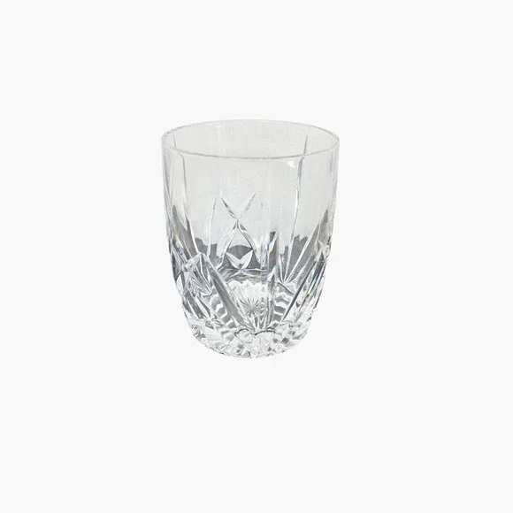 Marquis by Waterford Brookside Crystal Double Old Fashioned Glass DOF 4.25in