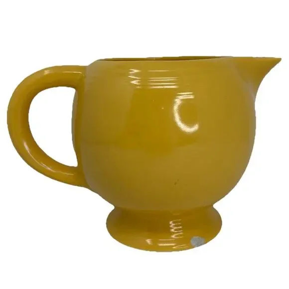 Vintage Fiesta Ball Pitcher - Marigold Sunflower Goldenrod - SOME FLAWS
