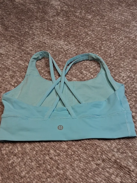 lululemon athletica Teal Cross-Back Sports Bra