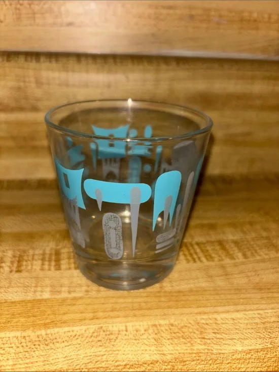 Vintage Royal China Blue Heaven Glass