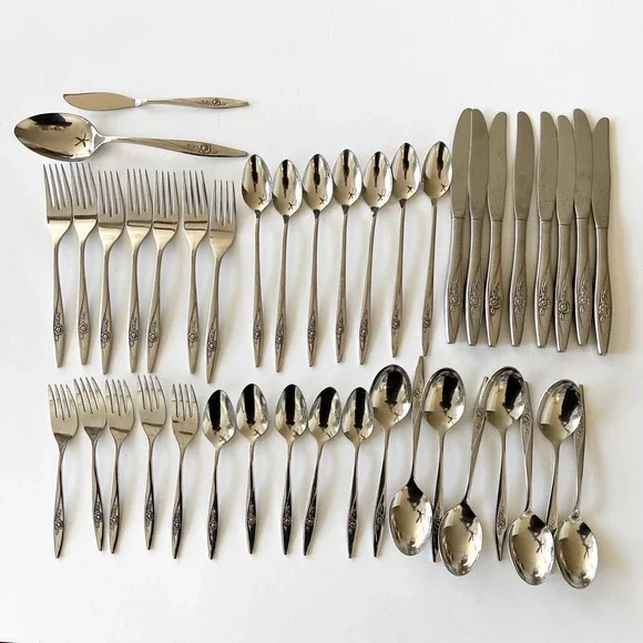 Vintage Lot Oneida Oneidacraft Deluxe Stainless 