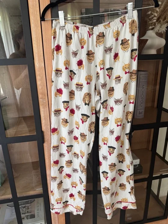 Bedhead pajamas cats funny print pants lions sunglasses hats novelty bowtie
