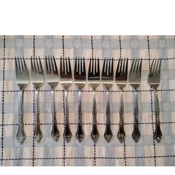 Lot of 10 Vintage Rogers Stainless Korea 