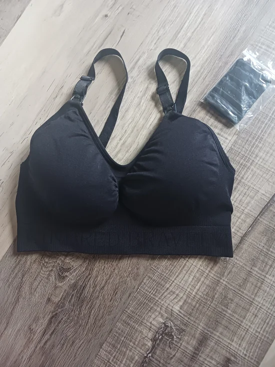 NEW Kindred Bravely Black Seamless Nursing Bra
