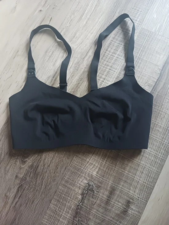 Kindred Bravely Black Seamless Wireless Nursing Bra