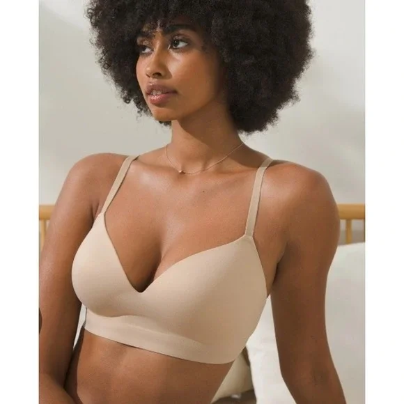 NWOTD Soma 36C Enbliss Wireless Warm Amber Beige Bra 123982
