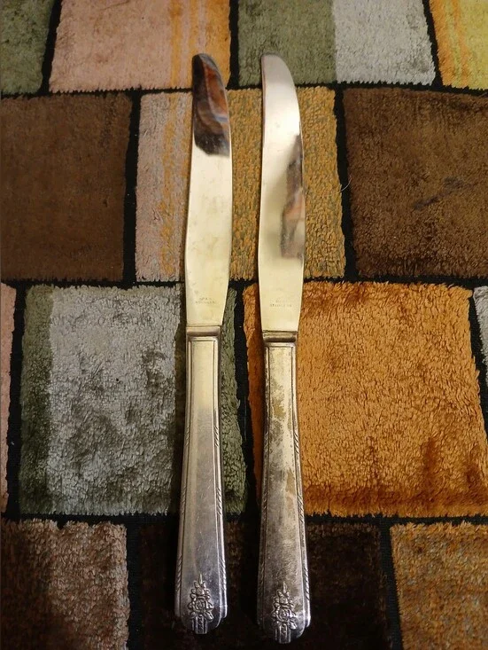 Knives Rogers & Bros Silverplated Set 2