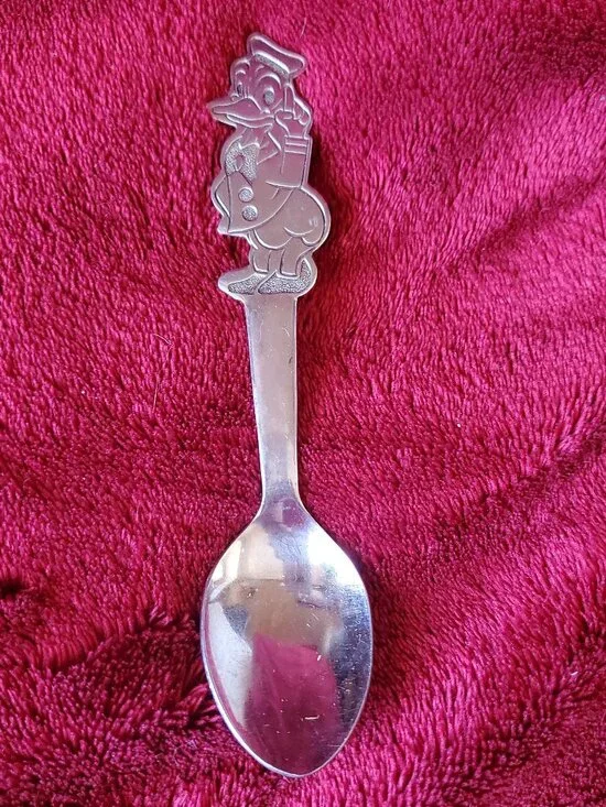 Vintage Walt Disney Donald Duck Spoon Collectible Silverware (stainless Steel)