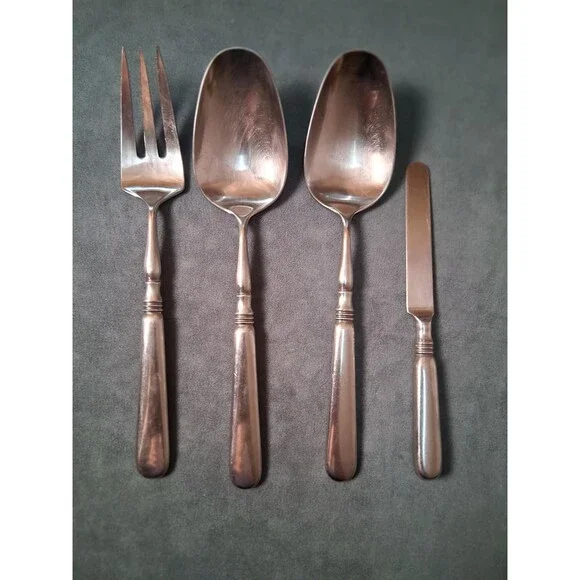 Yamazaki Old Denmark Serving Spoons Fork Butter (4)