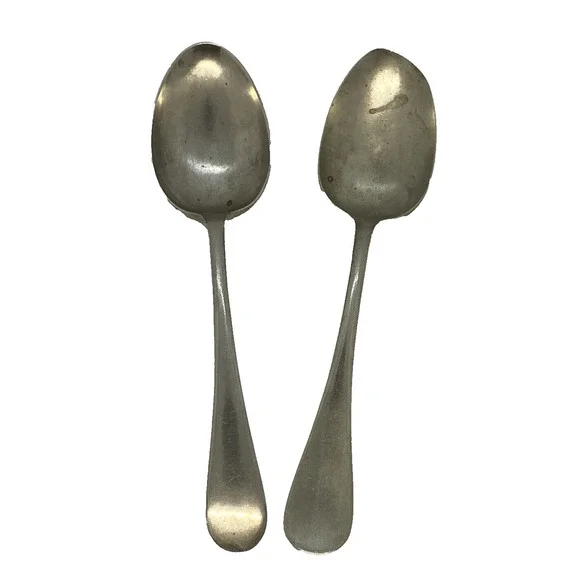 Early 20th Century Two Nickel Silver 7 1/8