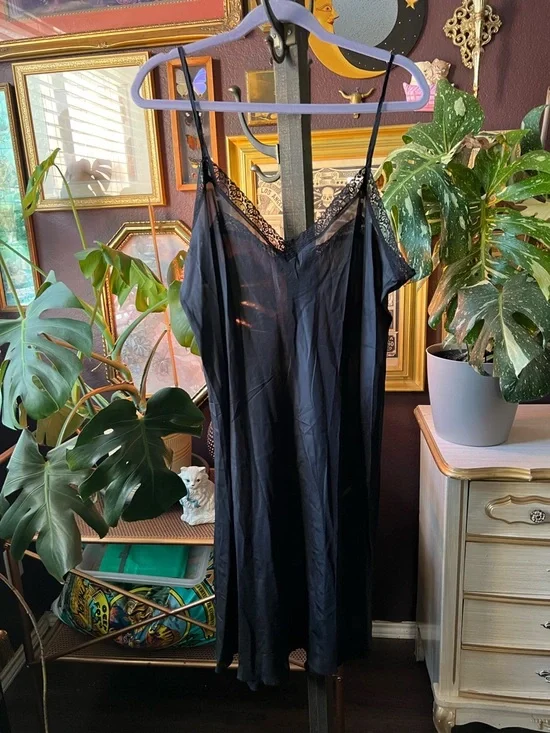 Johnny Was Jade Silk Slip Dress XL