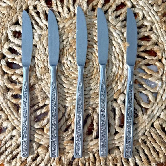Stanley Rogers Evening Lace Modern Solid Knife Stainless 8‎ 3/4