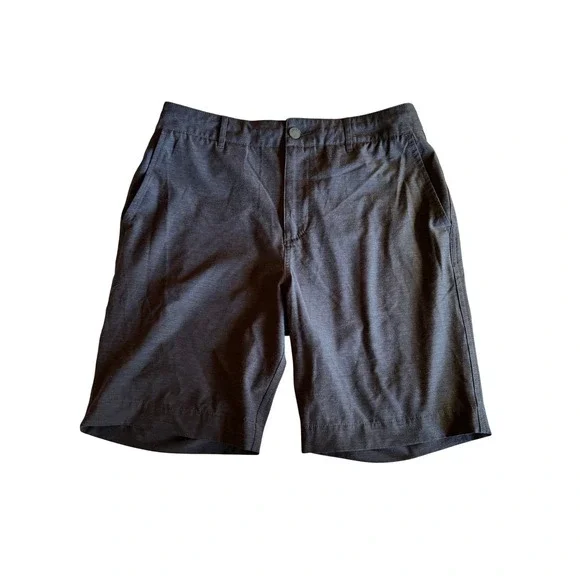 Faherty All Day Shorts Mens‎ 31 (32) Charcoal Grey Hybrid Swim Shorts 9
