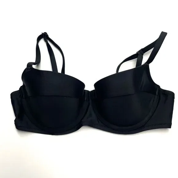 Aerie Black Bra Lightly Lined Underwire Adjustable Women's Size 34C