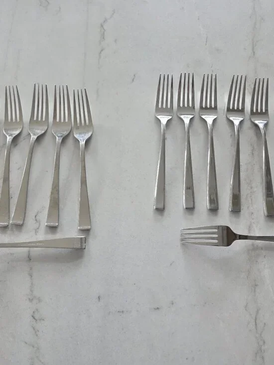 Set of Stainless Steel Forks