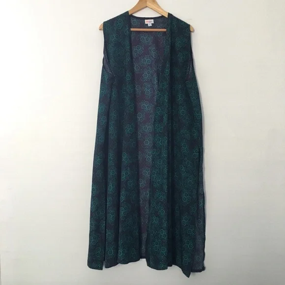 LuLaRoe Longline Vest Size XL