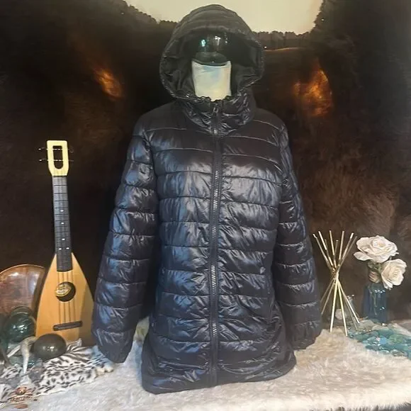 Swiss Texh long puffer coat M (5485)