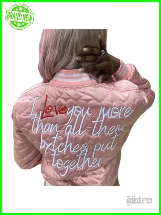 Quilted Cropped Bomber Jacket Women's Varsity Baseball Crop Top Coat