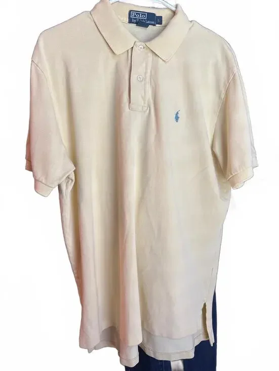 Ralph Lauren Butter Yellow Polo L