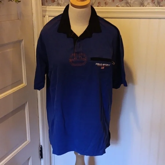 Vintage 1990s Ralph Lauren Polo shirt American flag