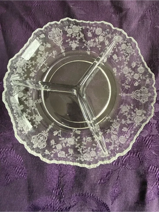 Cambridge ROSE POINT CRYSTAL *6 1/2