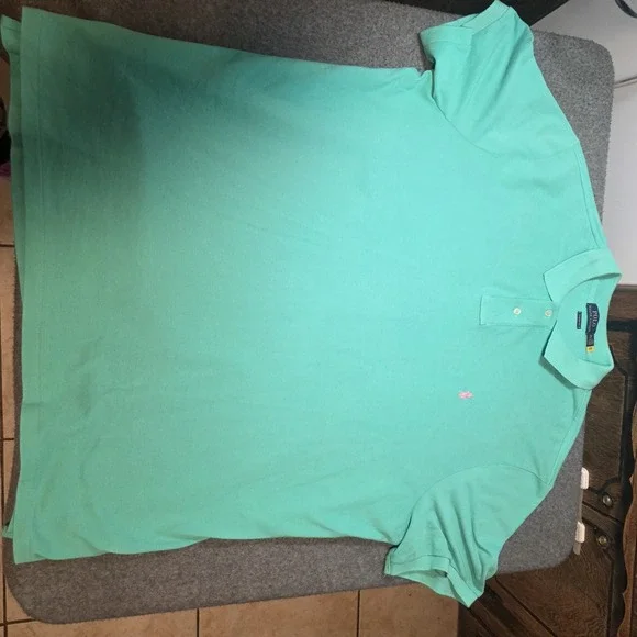 turquoise Polo Ralph Lauren piqué polo shirt Xxl Y1