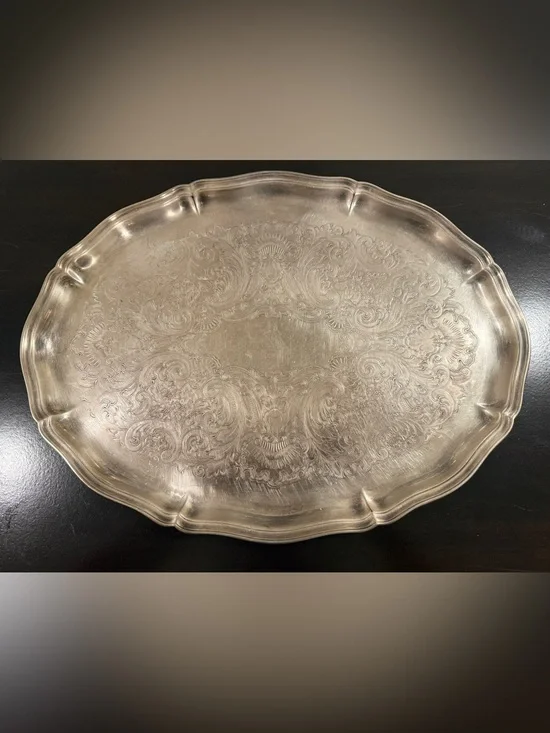 Kent Silversmiths Silver-Plated Serving Tray