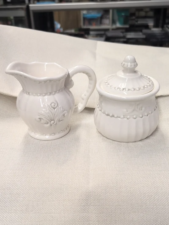 American Atelier At Home Cream And Sugar Bowl