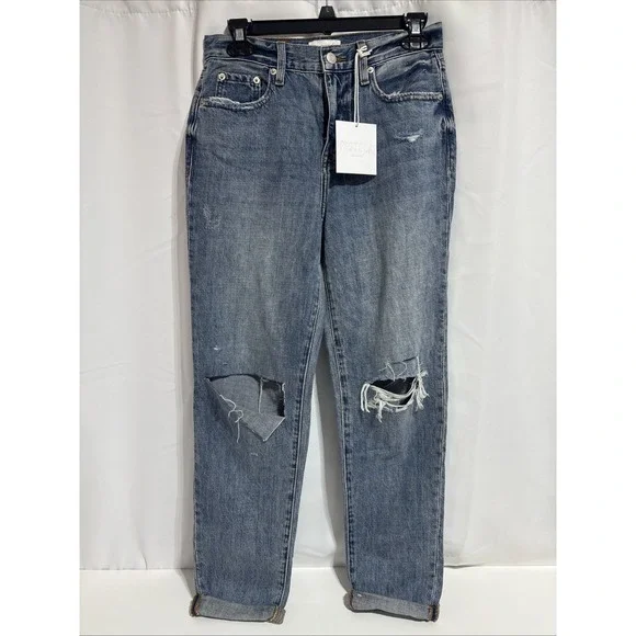 Pistola Stevie High Rise Relaxed Roller‎ Jeans Color Grand Size 25 NWT $178