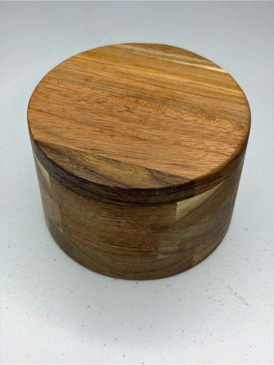 Rock & Branch Salt Cellar Storage Box with Magnetic Swivel Lid - 6oz