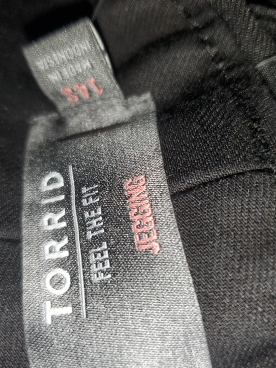 Torrid Black Jeggings - Women's Stretch Denim  Jeggings NEW w/tags