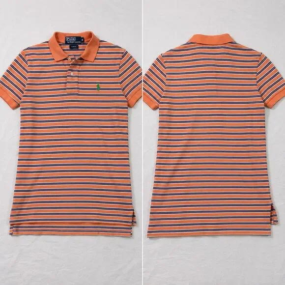 Polo Ralph Lauren Classic Fit Mesh Pony Logo Polo Shirt Large