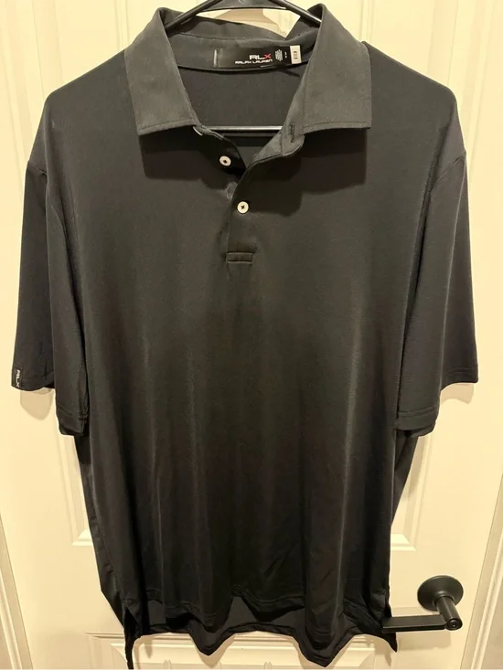 Ralph Lauren RLX Black Men's Performance Polo