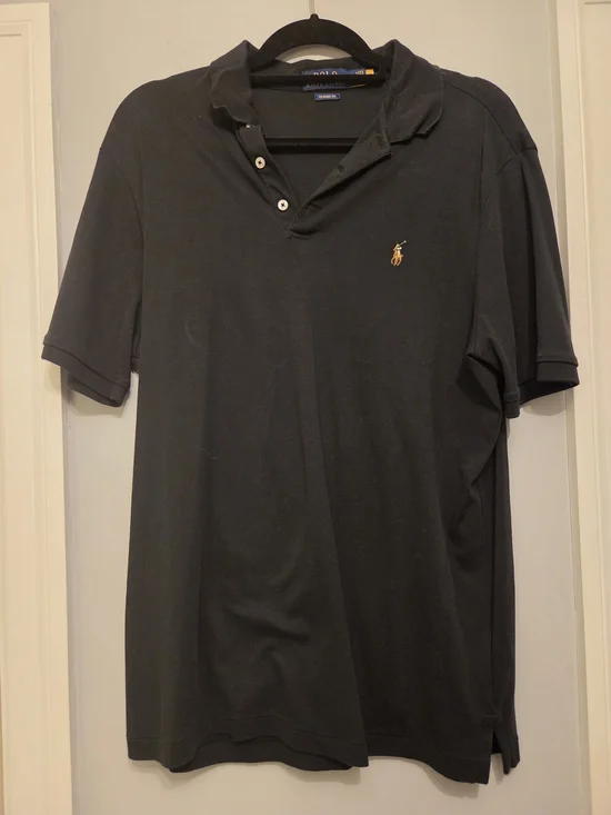 Ralph Lauren Black Polo with Gold Pony