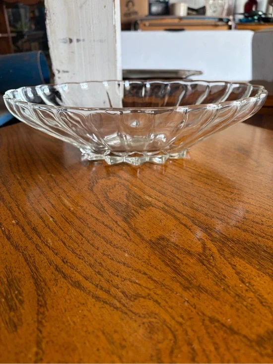Clear Glass Serving Bowl - Home Dining