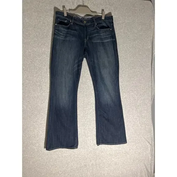 Gap 1969 Sexy Boot Jeans Womens 33/16R Dark Wash Denim‎ Bootcut Mid Rise