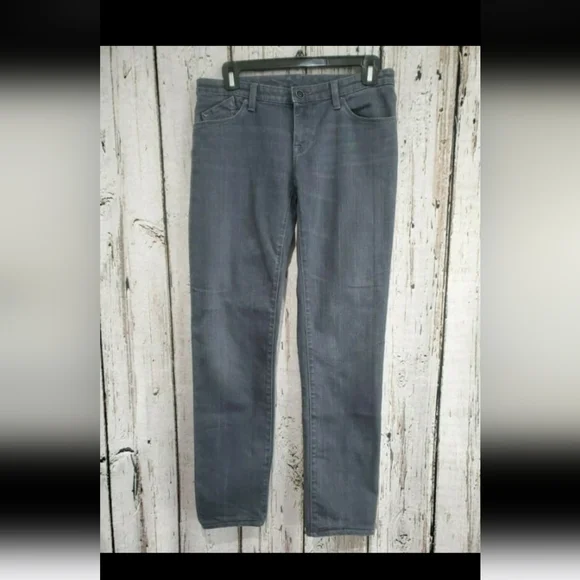 Armani Size 28 Blue Jeans Gray‎ Slim Skinny gray wash denim pants Casual Comfy