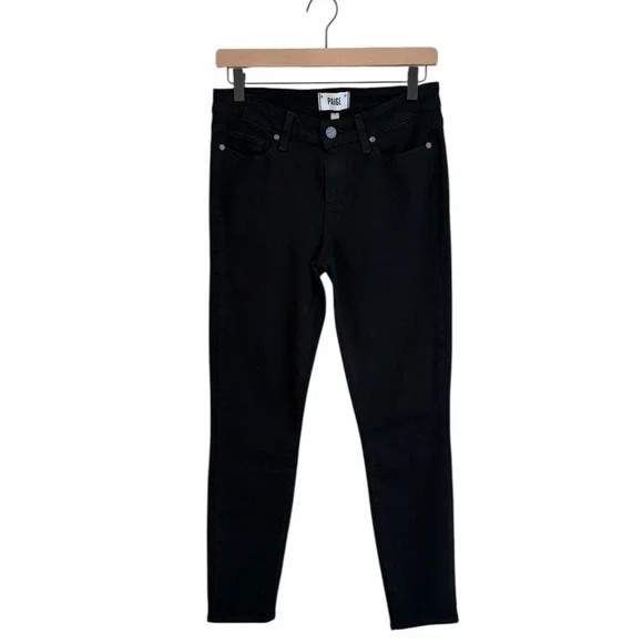 Paige Verdugo Crop black jeans size‎ 29 stretch denim casual classic skinny